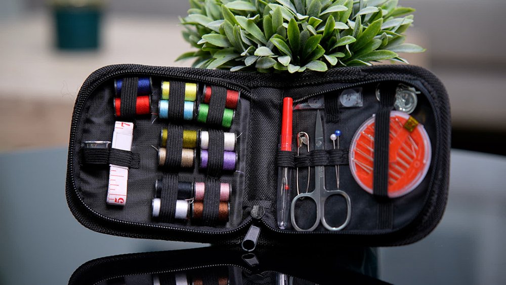 Kit essenziale per cucito, 25 pezzi, accessori per