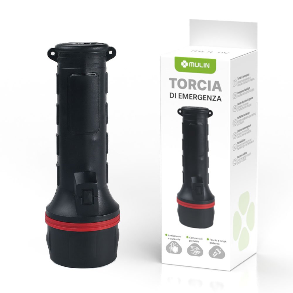 Torcia di Emergenza - LED da 1W, Compatta e Durevo