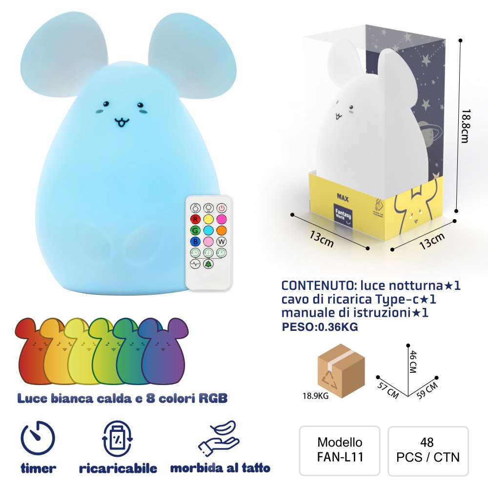 Luce Notturna touch Max Fantasy World