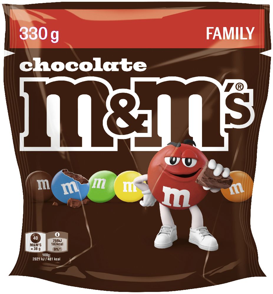 Mars M&M's al cioccolato, confezione da 33