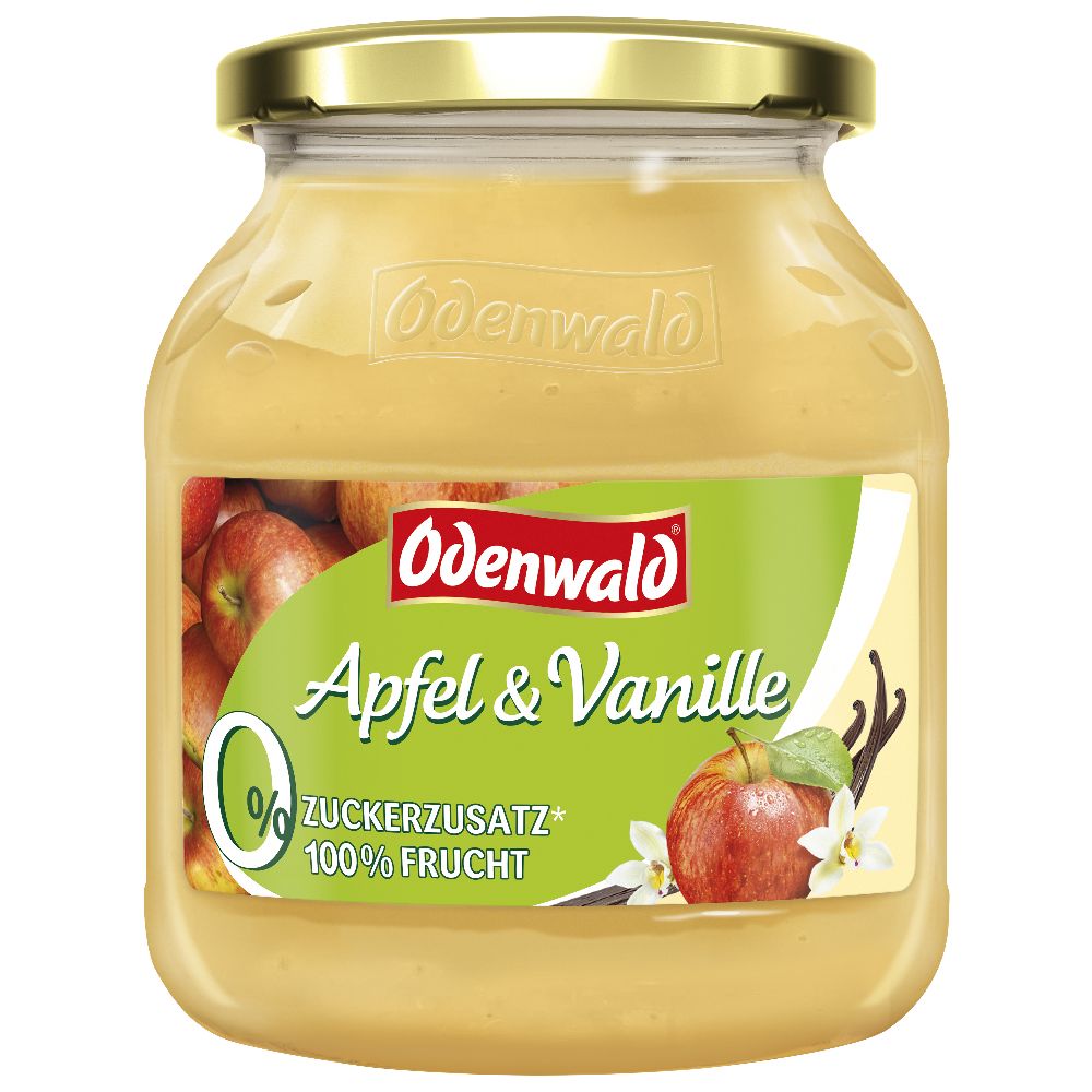 Odenwald mela e vaniglia senza zucchero, vasetto d