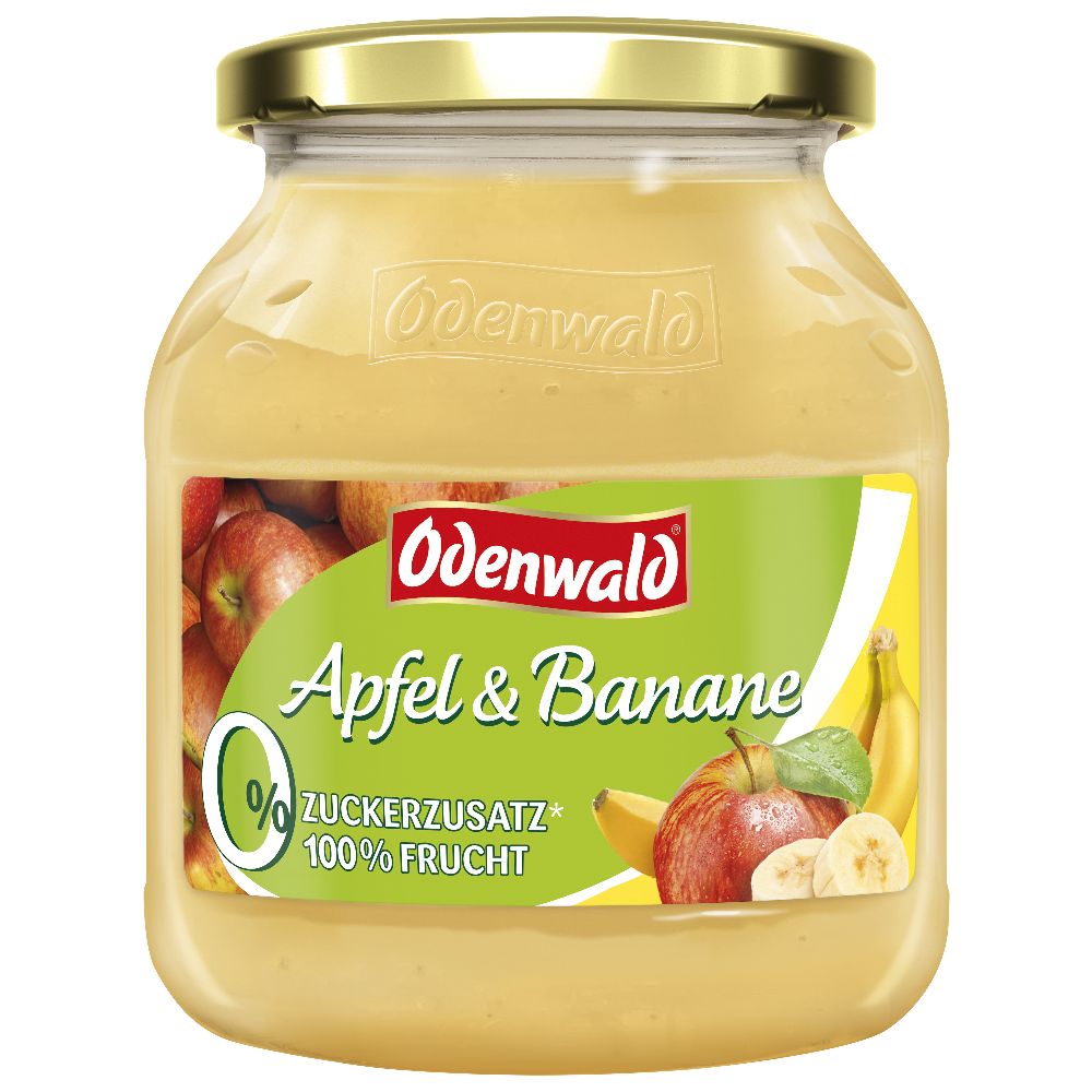 Odenwald mela e banana senza zucchero, vasetto da