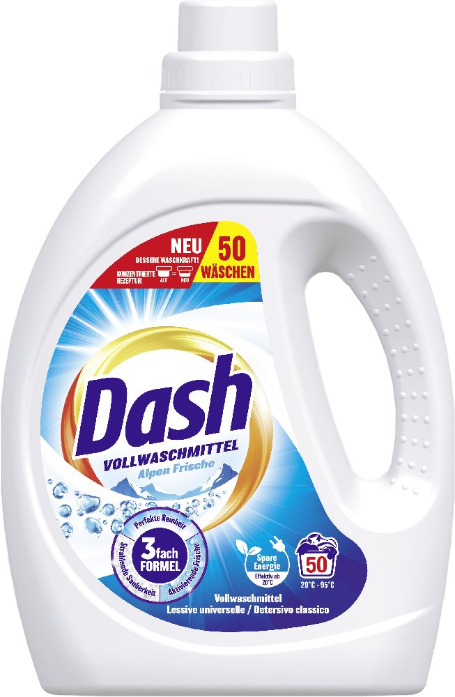 Dash fl.vollwm alpenfr.50 carichi di lavaggio, bot