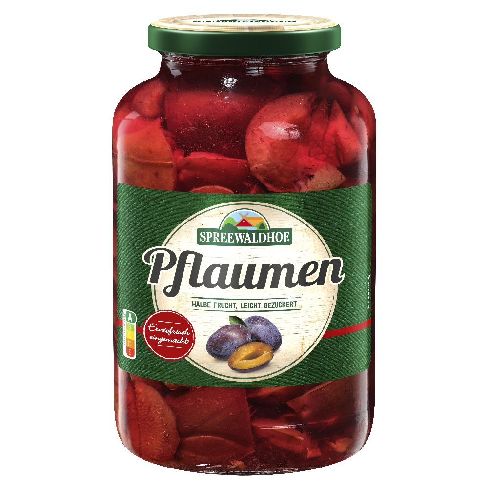 Prugne dello Spreewaldhof, mezzo frutto, vaso da 6