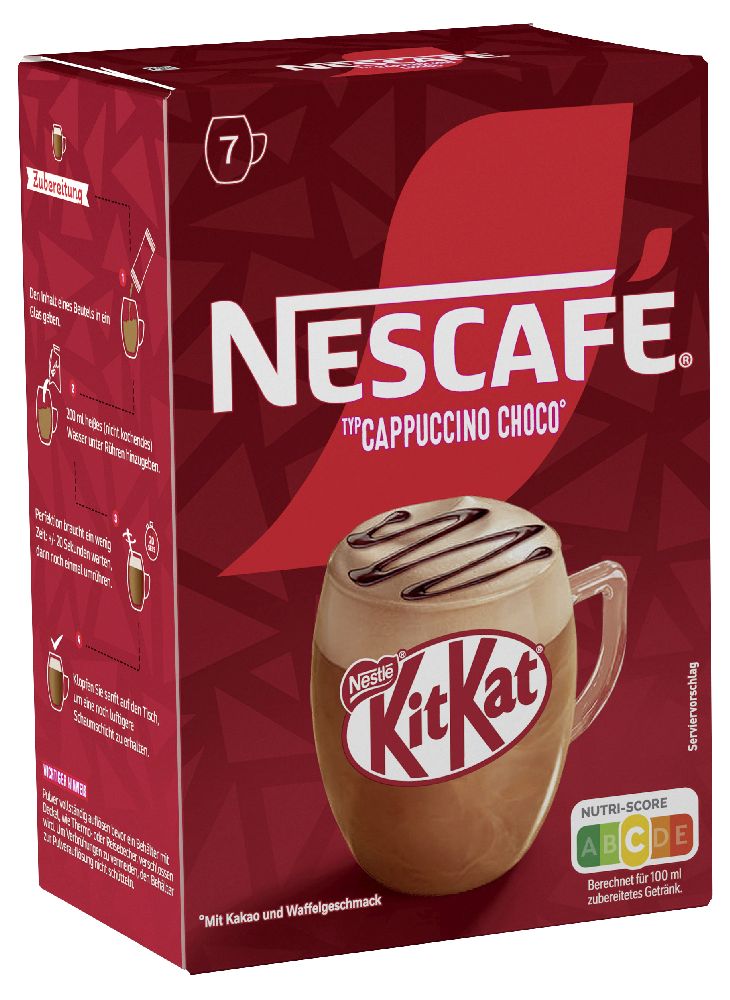 Nescafé Cappuccino Chocolate KitKat, scatola da 14