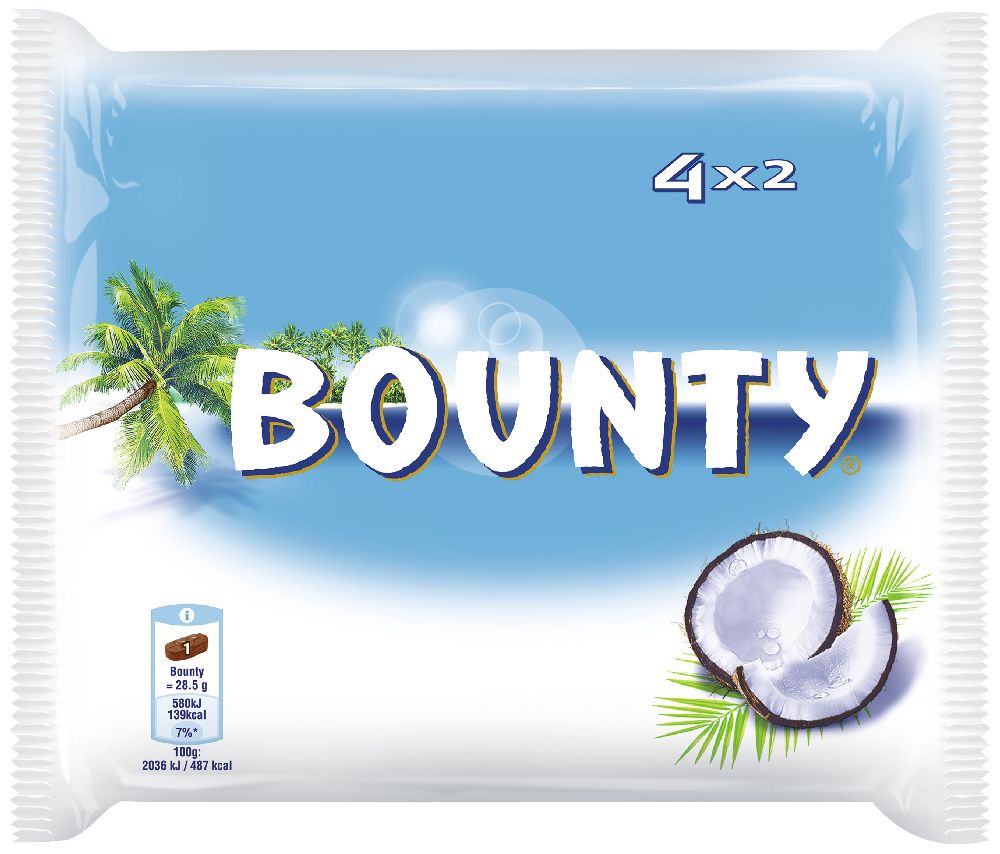 Mars Bounty, confezione da 4 x 57 g