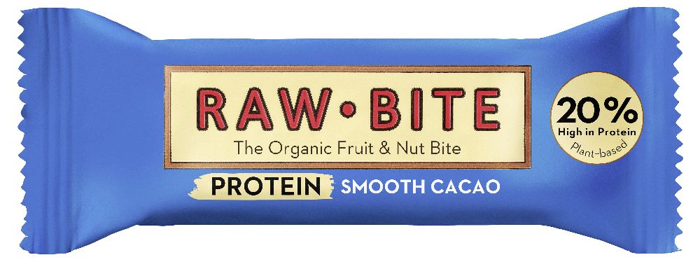 Snack proteico crudo al cacao, biologico, vegano,