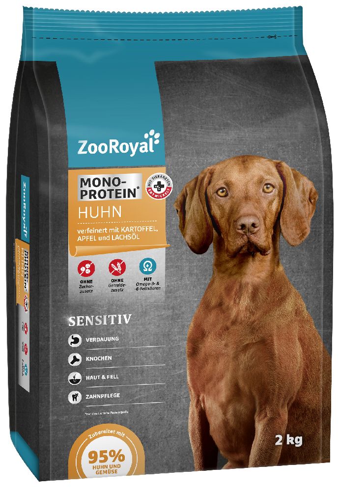 ZooRoyal kuivtoit kanaga – täistoit koertele, 2 kg