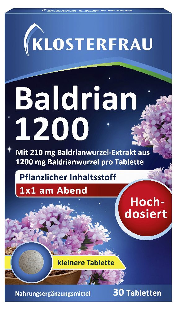 Klosterfrau valeriana 1200 30 cucchiai, 17,6 g