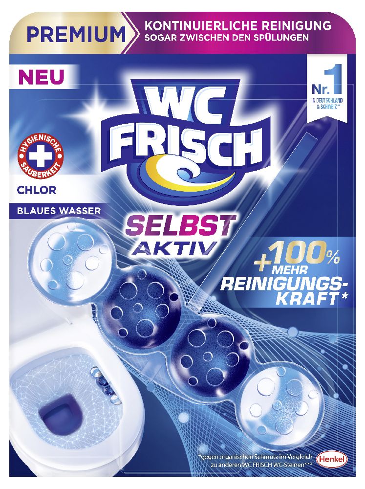 Cloro blu autoattivante WC Frisch, 50 g