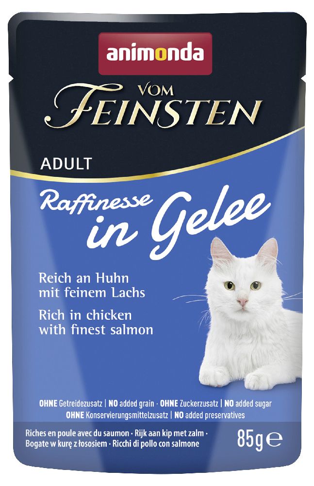animonda vf raffinesse gel. pollo, busta da 85 g