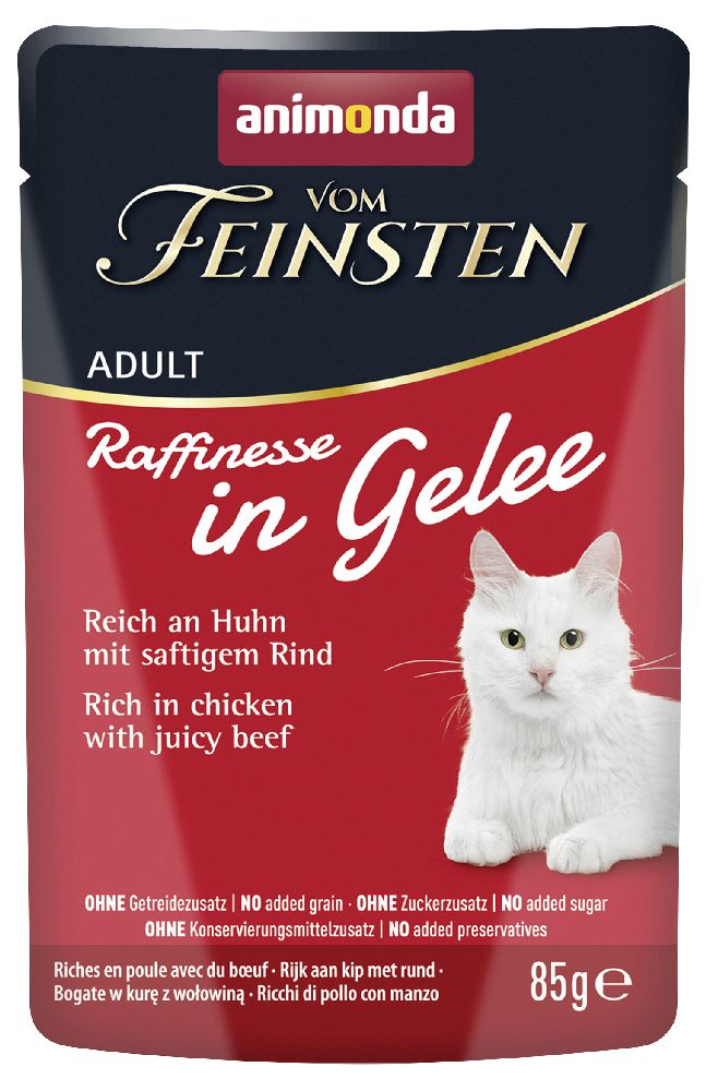 animonda vf raffinesse gel. pollo, busta da 85 g