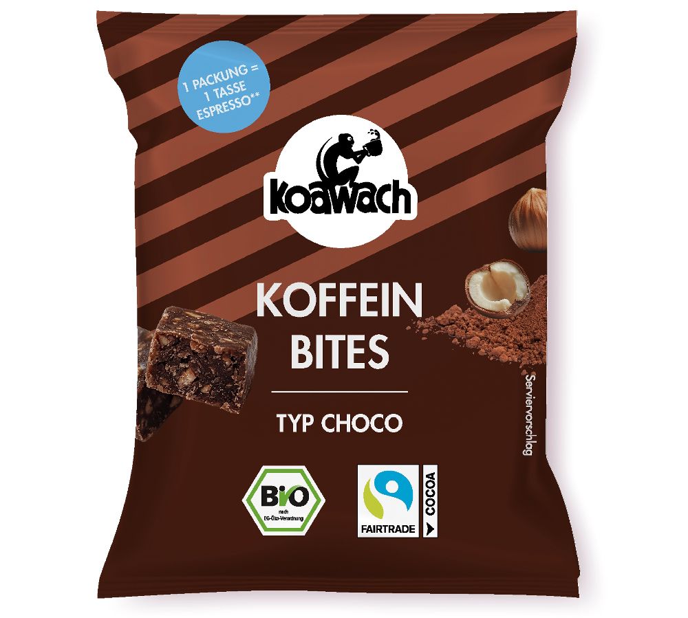 koawach bites caffeina cioccolato, 36g
