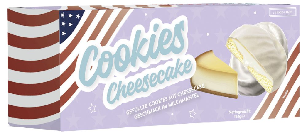 biscotti al cheesecake lusogourmet, 128 g