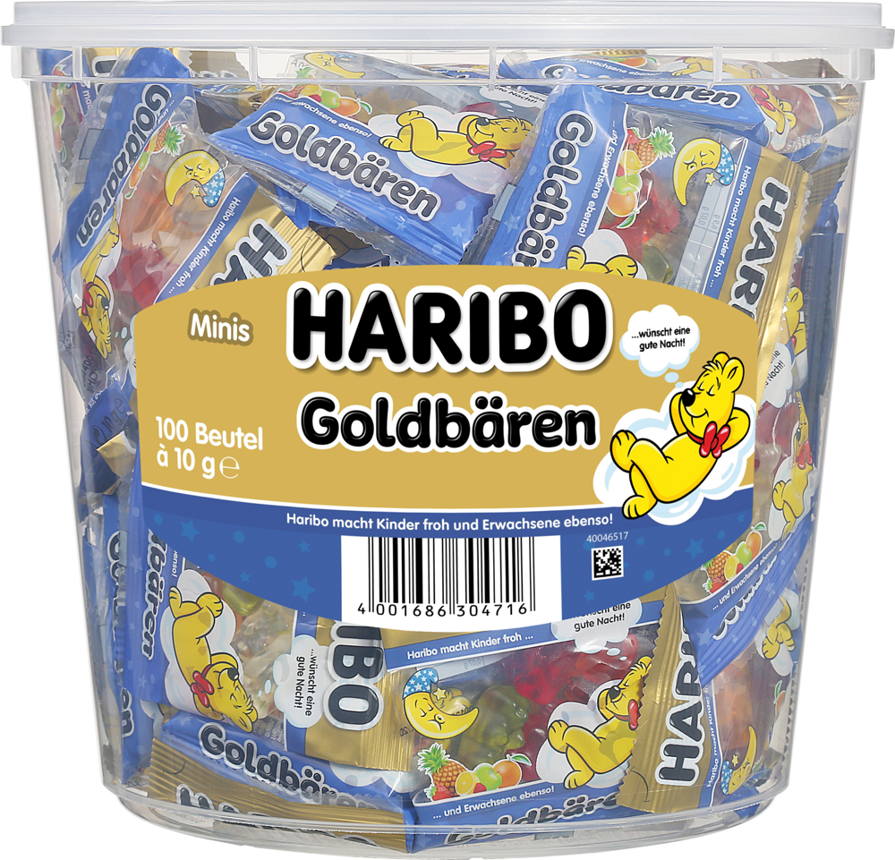 Haribo Gold Bears Good N., lattina da 1000 g